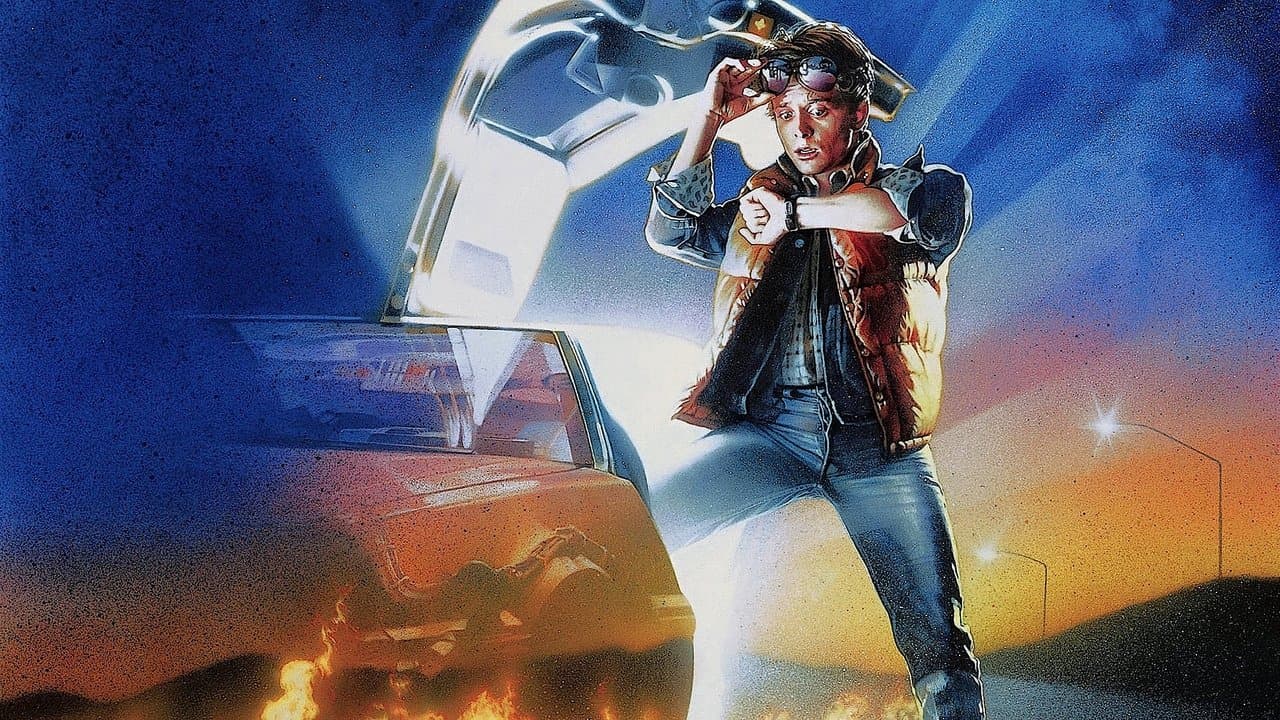 Back to the Future cinematic backdrop